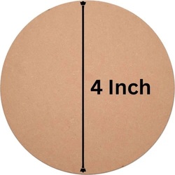 MDF CUTOUT ROUND 4 INCH